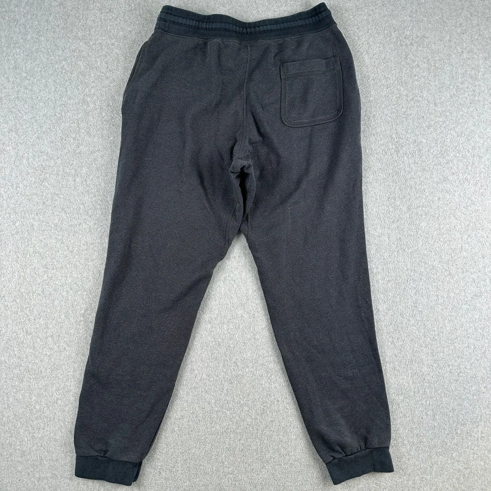 Nike Sweatpants Men Medium Black Fleece Joggers Tapered Cuffed Casual Sportswear